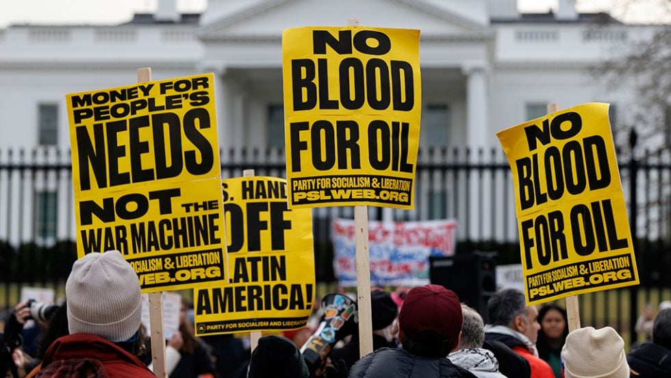 venezuela protest white house